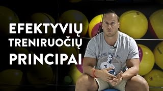 Efektyvių treniruočių principai [upl. by Asiar]