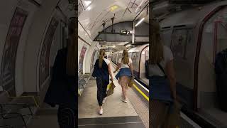 Bakerloo Line at Embankment Station 4K shorts [upl. by Kama854]