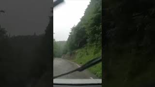 VršičPass in Slowenien  Fahrt von Süd nach Nord mit Gewitter [upl. by Bubb]