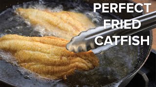 Chef Kevin Beltons Fried catfish and potato salad recipes [upl. by Epoh]