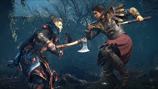 Kassandra VS Eivor  Full Fight  Assassins Creed Valhalla Odyssey Crossover 4K RTX 3090 [upl. by Ravi759]