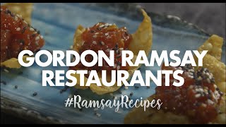 Tuna Tartare Recipe  Gordon Ramsay [upl. by Emor]