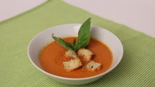 Homemade Tomato Soup Recipe  Laura Vitale  Laura in the Kitchen Episode 454 [upl. by Silvio]