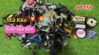 VD 155 XẢ KHO THANH LÍ LÔ MÁY NHẬT SALE SẬP SÀN CHỈ TỪ 100k shimano daiwa ryobi docaugiare 🇯🇵 [upl. by Grazia707]