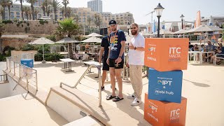 Tuesday Networking at Merkanti Beach Club  ITC Malta 2024 Venue Setup [upl. by Anihc]