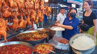 Amazing Cambodian Street Food  Delicious Grilled Duck Beef Belly Beef Duck Offal Stew amp More [upl. by Naves208]