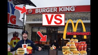 MCDO VS BURGER KING  LE MEILLEUR RESTAURANT [upl. by Ankeny]