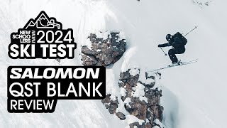 Should you be skiing the SALOMON QST BLANK for winter 20232024 Newschoolers Ski Test Review [upl. by Atiner990]