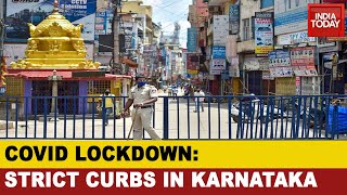 Sunday Lockdown In Karnataka Amidst State Witnessing Biggest SingleDay Spike In Covid19 Cases [upl. by Leinahtam]