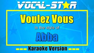 Voulez Vous Karaoke  Abba Karaoke Version [upl. by Cohin395]