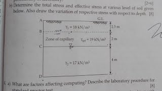 soil Mechanic numerical 2075RB soil water and effective stress [upl. by Earlie]