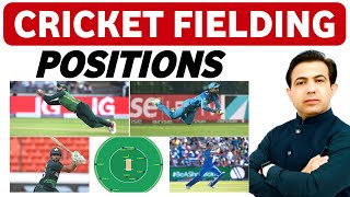 Cricket Fielding Positions  2023 ODI World Cup  Muhammad Akram [upl. by Darcie]