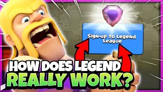 What REALLY Happens When You Join Legends League in Clash of Clans [upl. by Ynittirb]