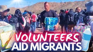 Volunteers AID MIGRANTS Jacumba California [upl. by Yatnahc346]