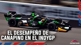 Agustín Canapino finalizó 21° en el IndyGP [upl. by Ynaffit]