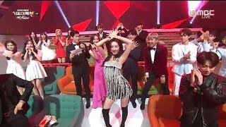 BTS GFRIEND Reaction to Sunmi Gashina MBC Gayo Daejaejon [upl. by Annovad]