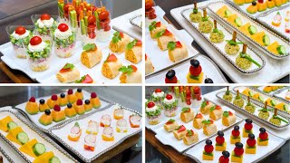 Quick and easy party food ideas  7 appetizer recipes for parties [upl. by Ahsiema500]