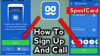 How To Login And Call in SpoofCard  Spoof Card Is Not Working  Spoofcard mein sign up kaise kare [upl. by Arahs197]