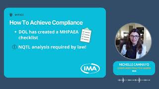 Cammayos Compliance Talk  Mental Health Parity amp Addiction Equity Act MHPAEA 2 MINUTE PREVIEW [upl. by Eiboh]