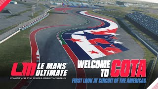 Le Mans Ultimate Welcome to COTA 🦅 [upl. by Zima]