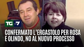 Confermato lergastolo per Rosa e Olindo no al nuovo processo [upl. by Iloj]