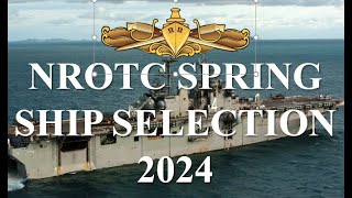 Spring 2024 NROTC Ship Selection Day 2 [upl. by Feeney]