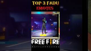 Top 3 Fadu Emotes 😱para SAMSUNG A3A5A6A7J2S6S7A10A20A30A50A70 shorts viral trending [upl. by Ahsitra]