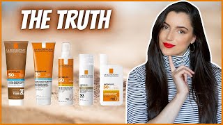 THE TRUTH ABOUT LA ROCHE POSAY SUNSCREENS Anthelios Shaka FluidInvisible SprayAgeCorrectReview [upl. by Chaffin]