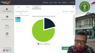 Tutorial Cek Plagiat  Plagiarism Checker X [upl. by Ahsitram]