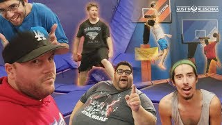 SOFTBALL CREW AT THE TRAMPOLINE PARK DODGERFILMS  Kleschka Vlogs [upl. by Falo80]