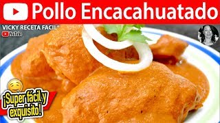 POLLO ENCACAHUATADO  VickyRecetaFacil [upl. by Nacim]