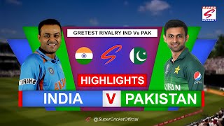 The Intense Rivalry India Vs Pakistan cricket match highlights [upl. by Huntlee271]