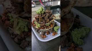 La famosa CACHETONA de taqueria EL KORA en nogales sonora riquísima asada tripa adobada [upl. by Xonnel786]