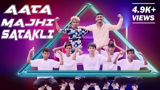 AATA MAJHI SATAKLI SONG DANCE BY SPR CREW [upl. by Sixla]