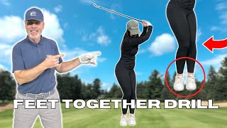 Achieve Proper WEIGHT SHIFT In Your GOLF SWING and stop SWAYING This Drill Fixes it All Golf WRX [upl. by Eddie]