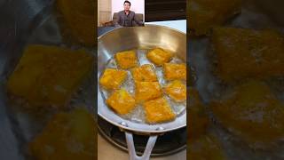 Crispy Pumpkin Snacks  Vikas khanna Recipe chefvinayak [upl. by Simetra58]