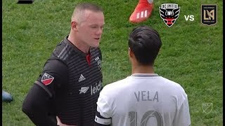 Carlos Vela vs Wayne Rooney Highlights  DC United vs Los Angeles FC 06042019 [upl. by Hillman]