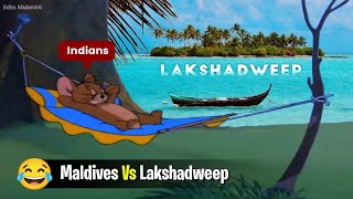 Maldives vs Lakshadweep Meme  Tom and Jerry  Edits MukeshG [upl. by Seely]