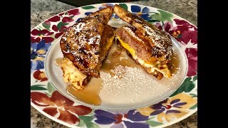 RAISIN BREAD FRENCH TOAST BREAKFAST SANDWHICHES 🥪🥪🥪 [upl. by Jammin]