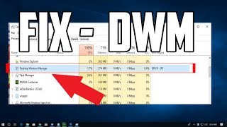 How To Fix Desktop Window Manager High CPU Usage quotDWMEXEquot [upl. by Rind]