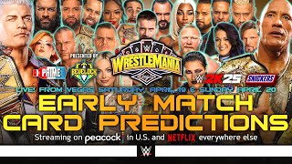 WWE WrestleMania 41  Early Card v3 [upl. by Maillw920]