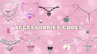 Cute Necklace Accessories Codes For Bloxburg Berry Avenue Roblox [upl. by Anabahs694]