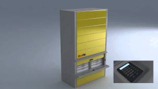 vertical filing carousel storage MaxiFilemp4 [upl. by Harlen]