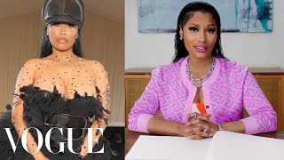 Nicki Minaj Breaks Down 11 Looks From Pink Friday to Barbie  Life in Looks  Vogue [upl. by Keemahs]