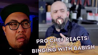 Pro Chef Reacts to Binging with Babish Krabby Supreme from Spongebob Squarepants [upl. by Portugal]