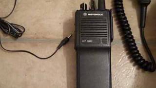 Motorola HT1000 450512 UHF TwoWay Radio Package [upl. by Currey]