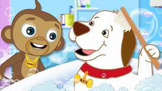 Kids Song  Bath Song  HooplaKidz [upl. by Longtin600]