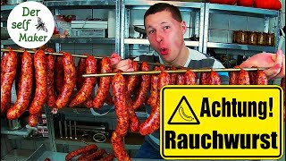 Knacker selber machen 2  Rauchwurst ganz einfach selber machen  Der self Maker [upl. by Lilias83]