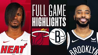 HEAT at NETS  FULL GAME HIGHLIGHTS  January 15 2024 [upl. by Jason]