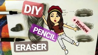 How to Make A Pencil Eraser at Home for Fine Details No cost DIY Review [upl. by Atterg554]